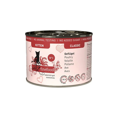 Catz Finefood Classic Kitten Wet Food No.3 Poultry