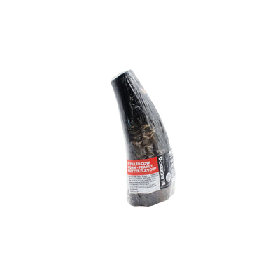 BLACKDOG Dog Treats Peanut Butter Filled Cow Horn