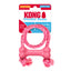 KONG Dog Toy Puppy Goodie Bone With Rope XSmall Assorted Color
