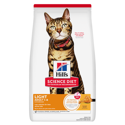 Hill's Science Diet Adult Cat Dry Food Light Chicken Recipe 3.5kg