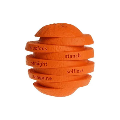 PETOPIA Ultra Tough Dog Toy Zesty Orange