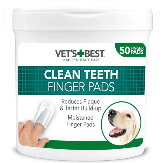 Vet’s Best Clean Teeth Finger Pads 50pcs