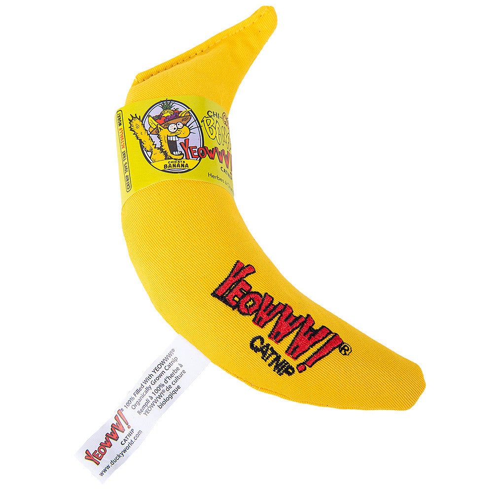 Yeowww! Catnip Cat Toy Chi-CAT-a Banana