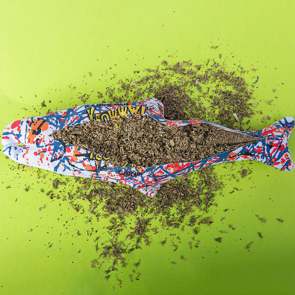 Yeowww! Catnip Cat Toy Pollock Fish