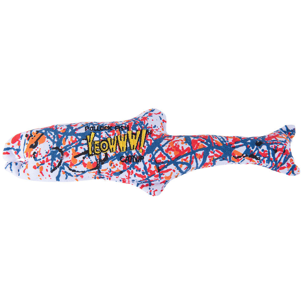 Yeowww! Catnip Cat Toy Pollock Fish