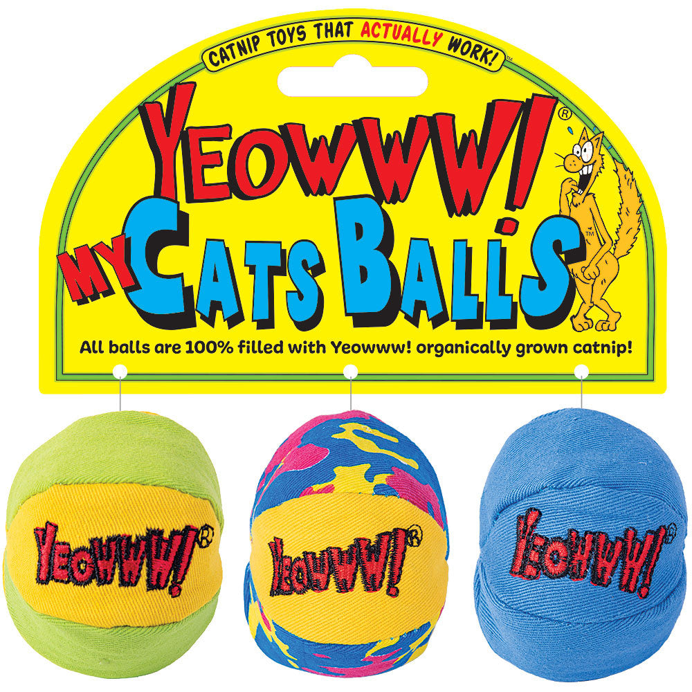 Yeowww! Catnip Cat Toy My Cats Balls