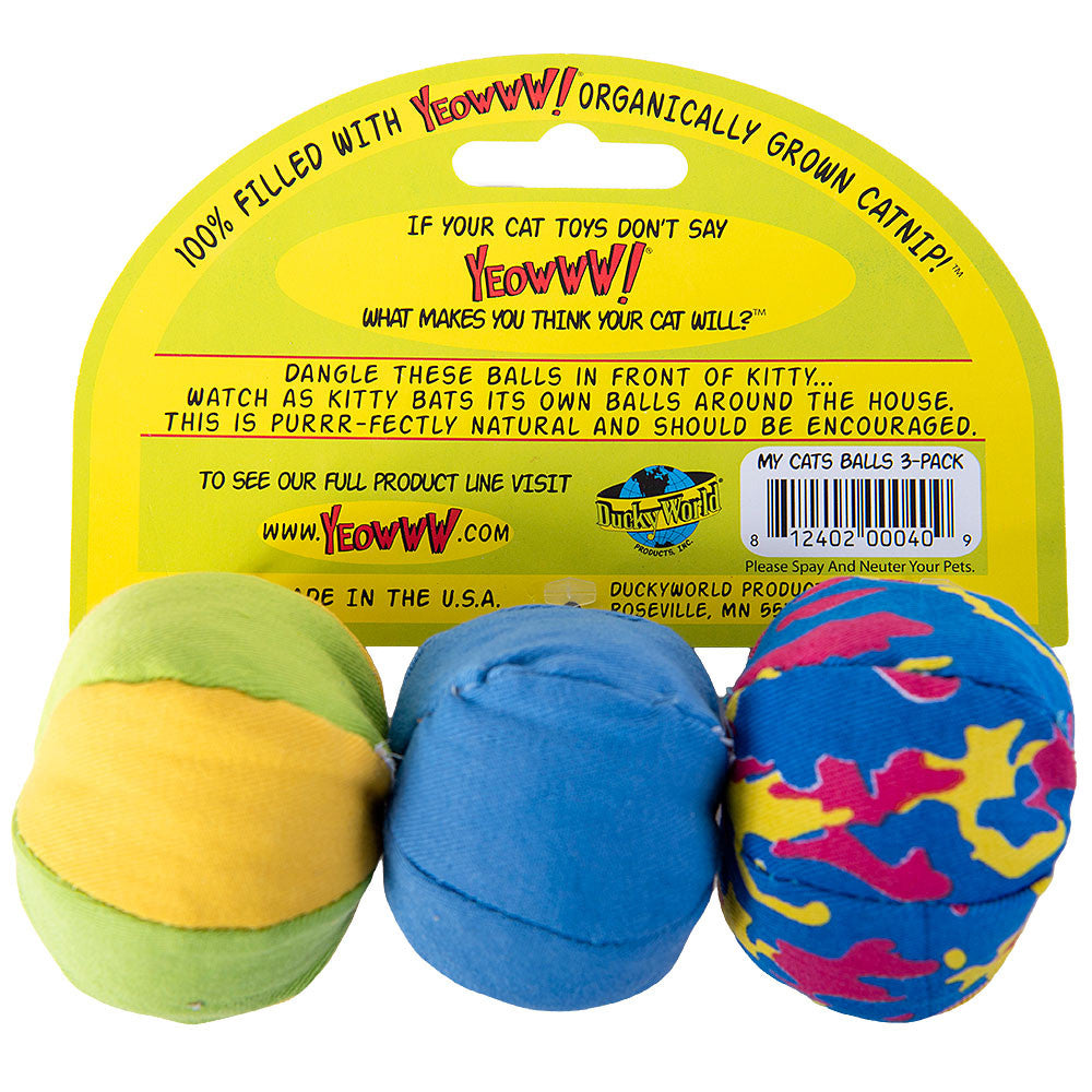 Yeowww! Catnip Cat Toy My Cats Balls