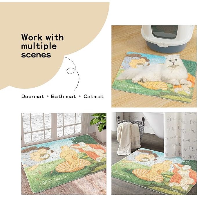 Pakeway "Birth of Venus" Cat Litter Mat 60*40cm