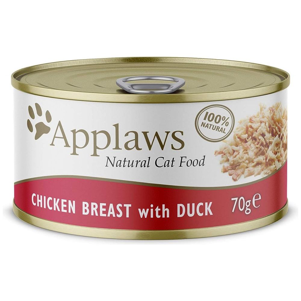 Applaws Cat Wet Food Chicken Breast with Duck in Broth 70g