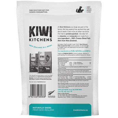 KIWI KITCHENS Freeze-Dried Dog Treats Fish Skin