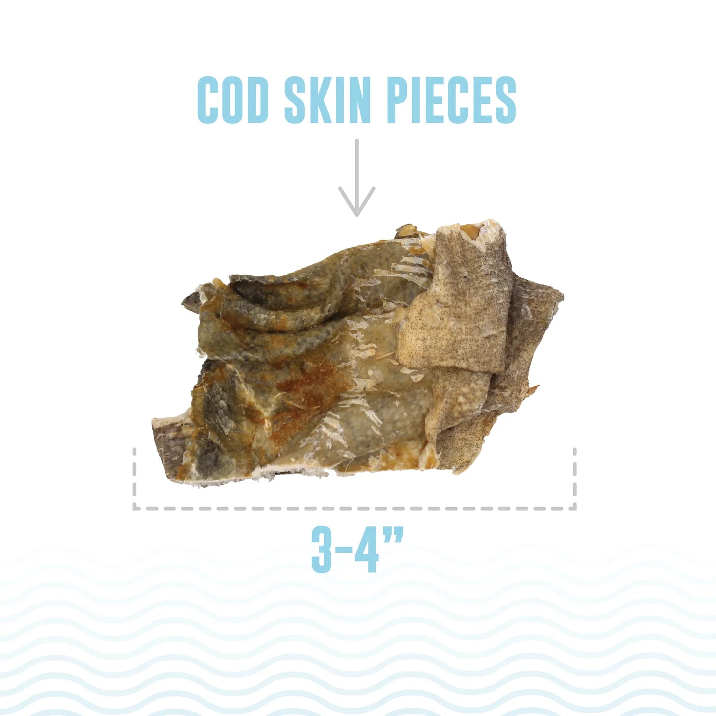 Icelandic+ Dog Treats Cod Skin Pieces 227g