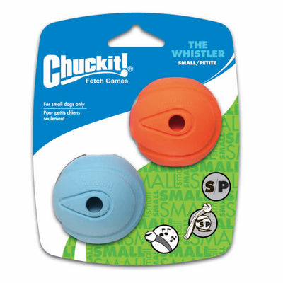 Chuckit! Dog Toy Whistler Ball Small 2 Pack