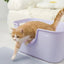 MANGO Extra Size High Edge Ultra-light Weight Cat Litter Box For Large Cat