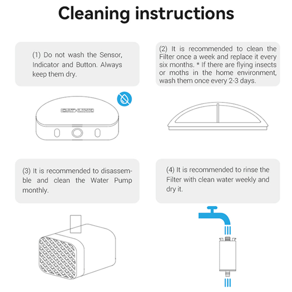 CATLINK Pure 3 AI Water Fountain – Wireless