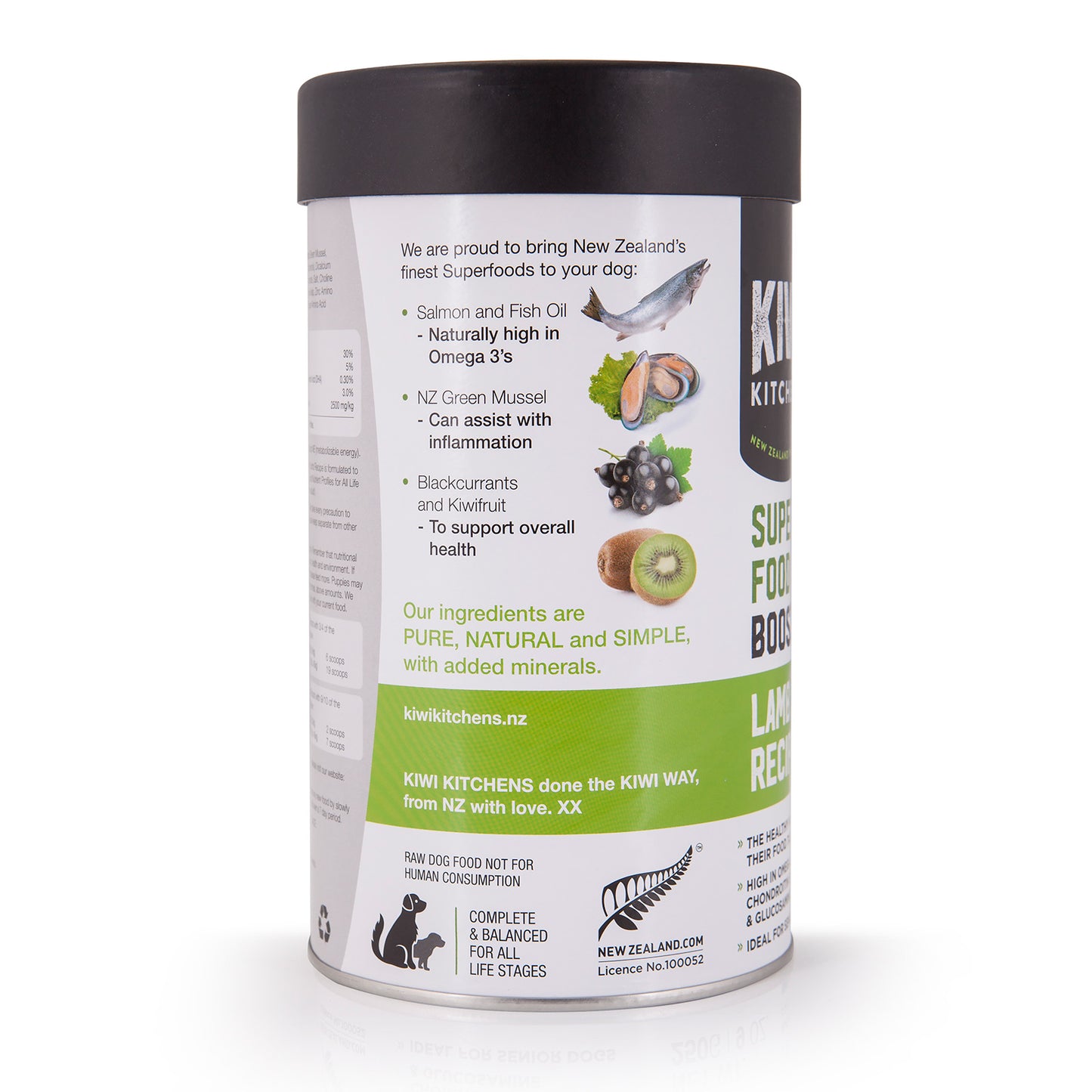 Kiwi Kitchens Freeze Dried SuperFood Booster Lamb Recipe 250g