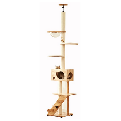 Petsbelle Babel I Solid Wood Cat Tree PS1403