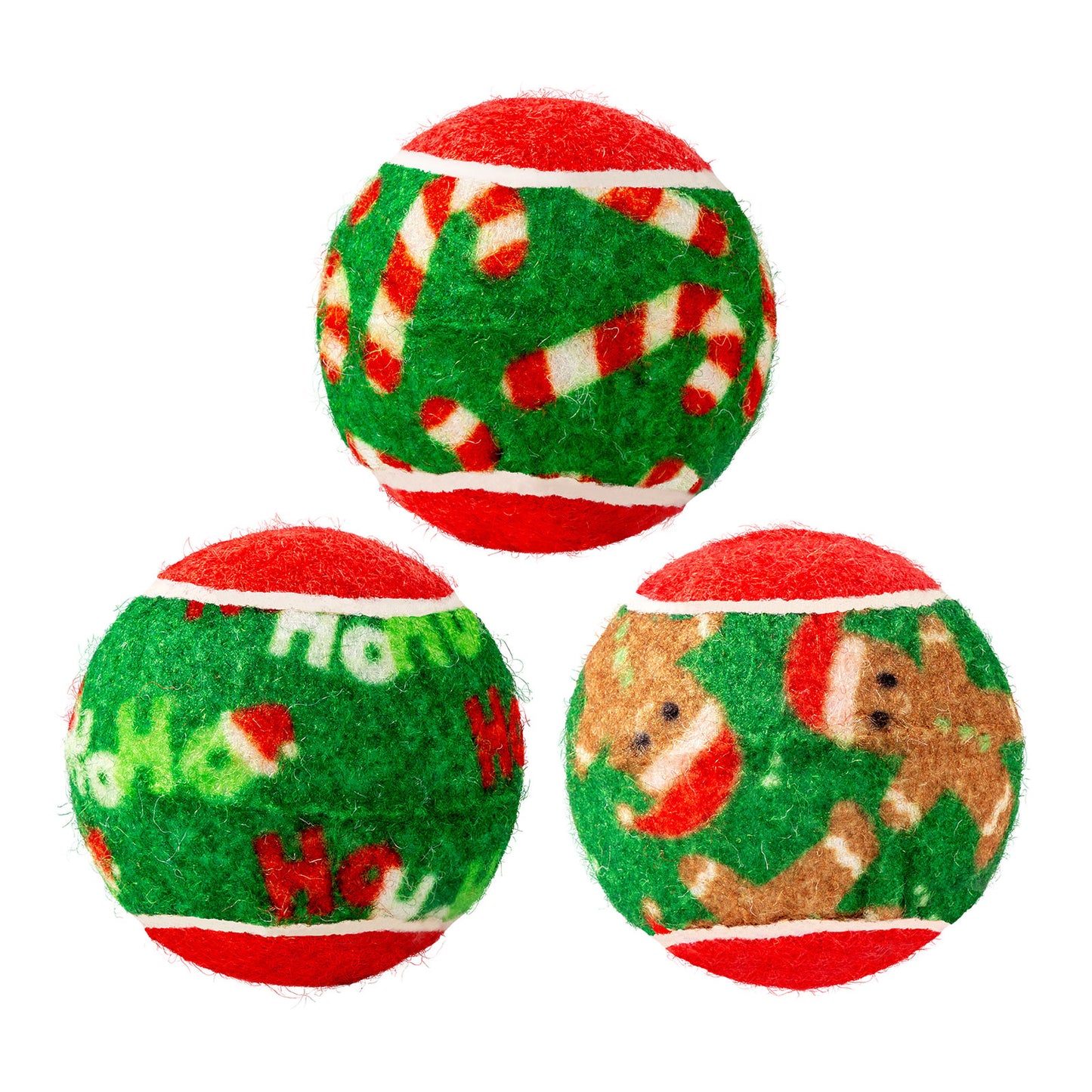 KONG Dog Toy Holiday SqueakAir Balls Medium 6PK