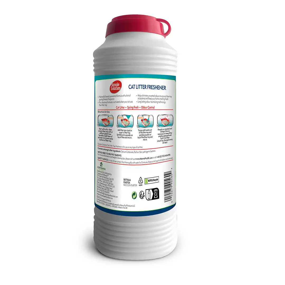 Simple Solution Cat Litter Freshener with Enzymatic Cleaning Granules 600g