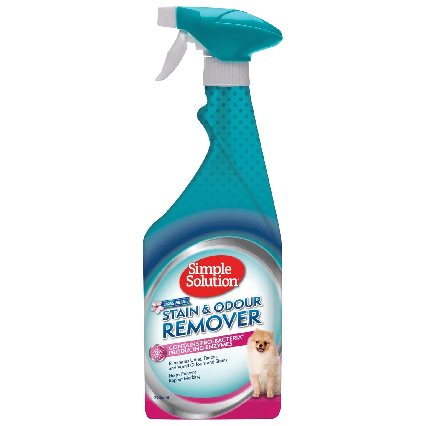 Simple Solution Stain & Odour Remover For Dogs - Spring Breeze 750ML