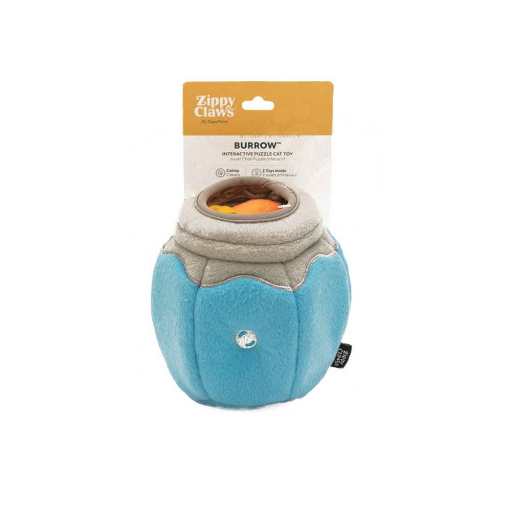 ZippyClaws® Cat Toy Burrow® - Fish in Bowl