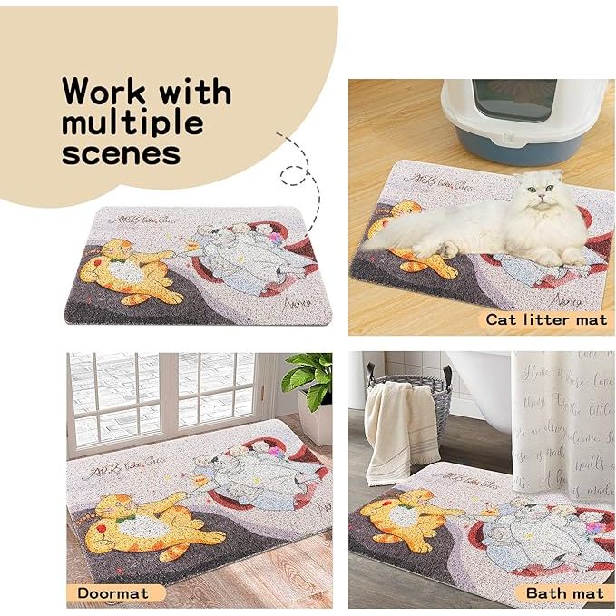 Pakeway "The Creation of Adam" Cat Litter Mat 60*40cm