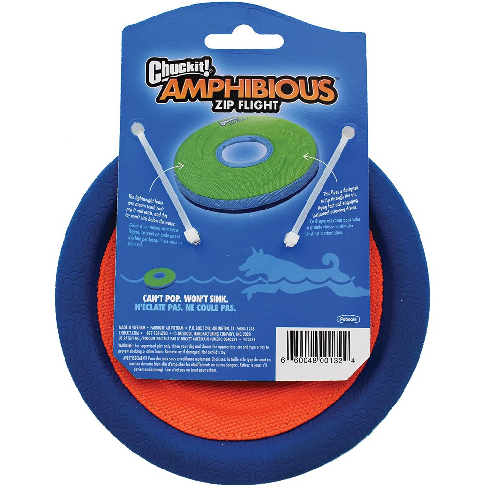 Chuckit! Dog Toy Amphibious Zipflight Small