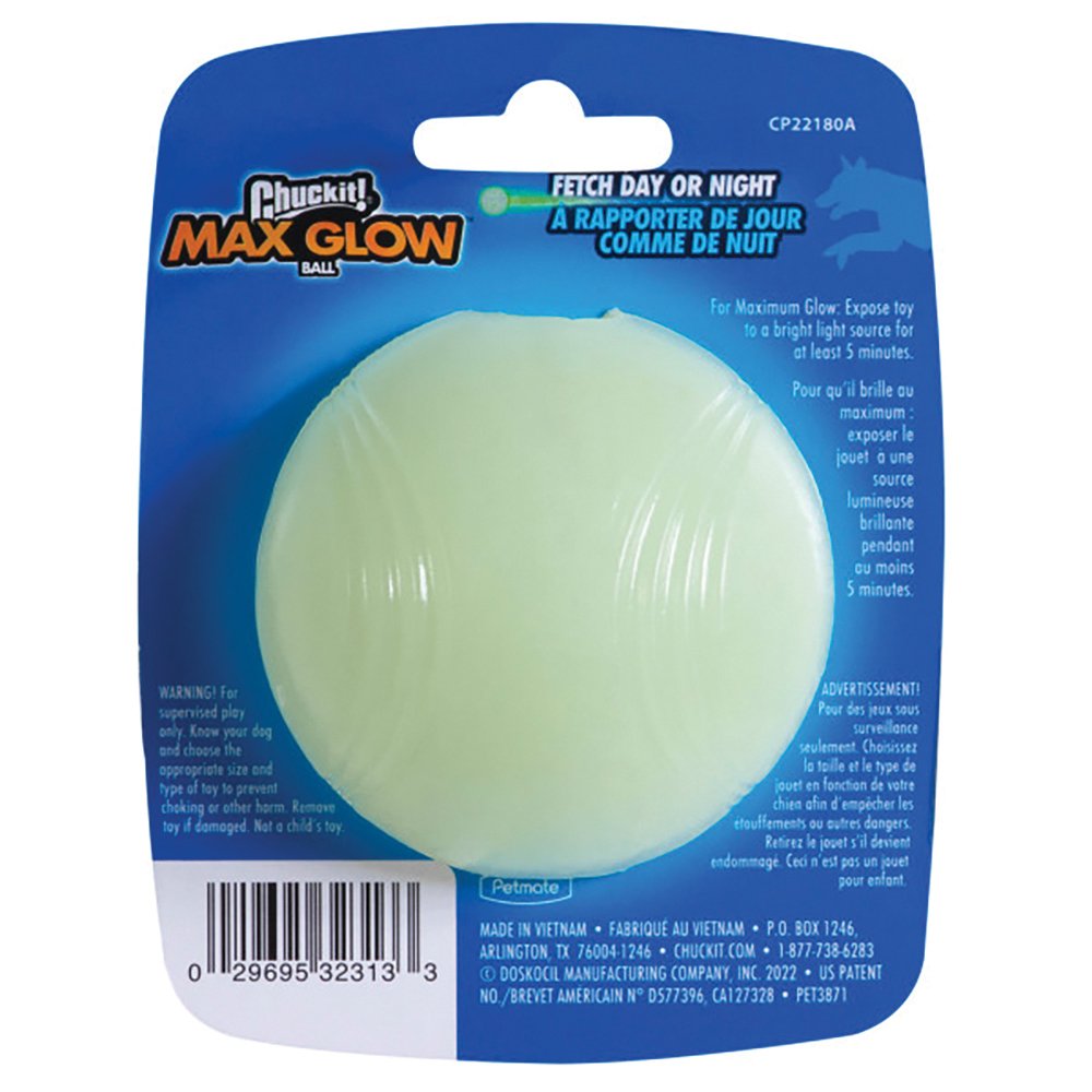 Chuckit! Dog Toy Max Glow Ball Medium