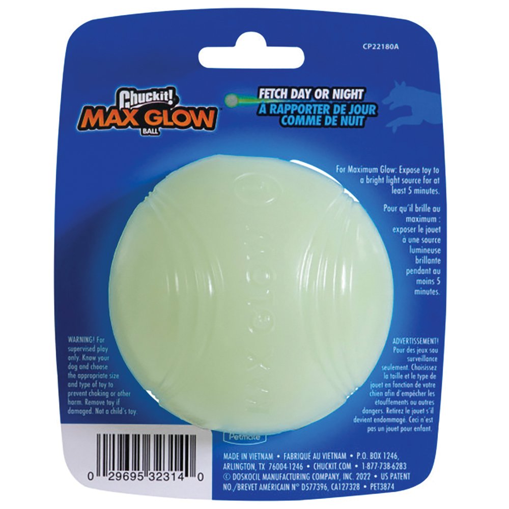 Chuckit! Dog Toy Max Glow Ball Large