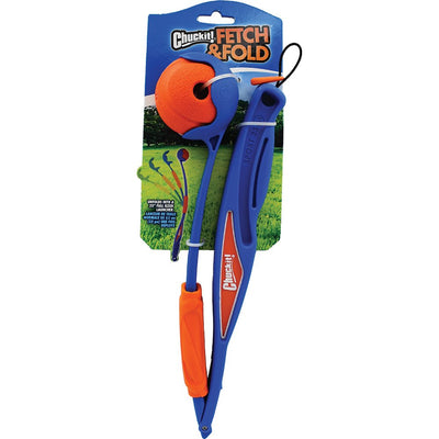 Chuckit! Dog Toy Fetch & Fold 25M Launcher For Medium Balls
