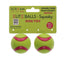 Scream Elite Ball Squeaky Loud Green & Pink 2pk - Small
