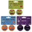 Scream Elite Ball Squeaky Loud Black & Purple 2pk - Small
