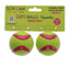 Scream Elite Ball Squeaky Loud Green & Pink 2pk - Medium