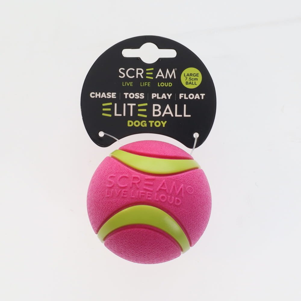 Scream Elite Ball Loud Pink & Green 1pk - Large