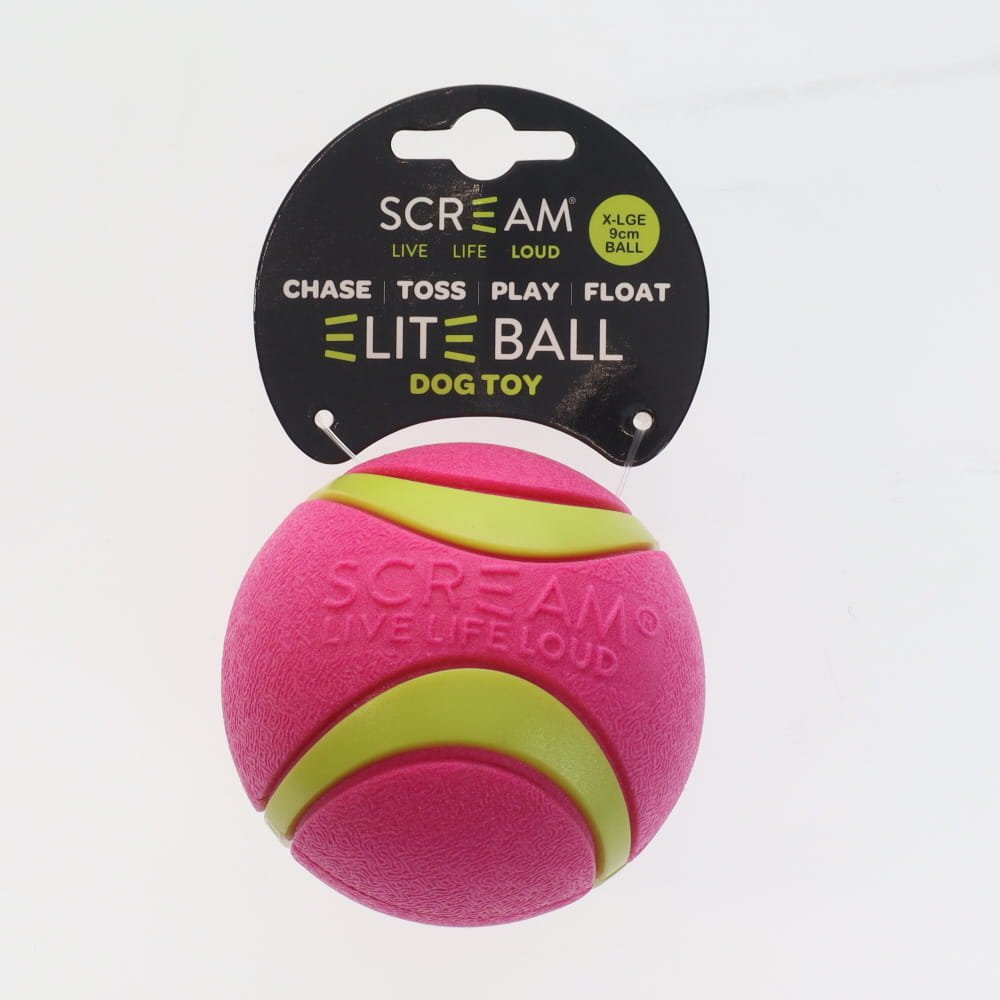 Scream Elite Ball Loud Pink & Green 1pk - XLarge