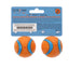 Scream Elite Ball Squeaky Loud Orange & Blue 2pk - Small