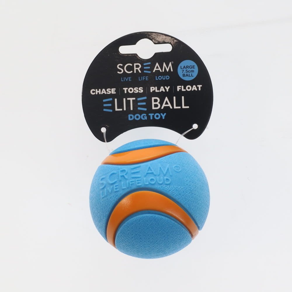 Scream Elite Ball Loud Blue & Orange 1pk - Large