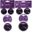 Scream Elite Ball Squeaky Loud Black & Purple 2pk - Small