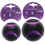 Scream Elite Ball Squeaky Loud Black & Purple 1pk - Large