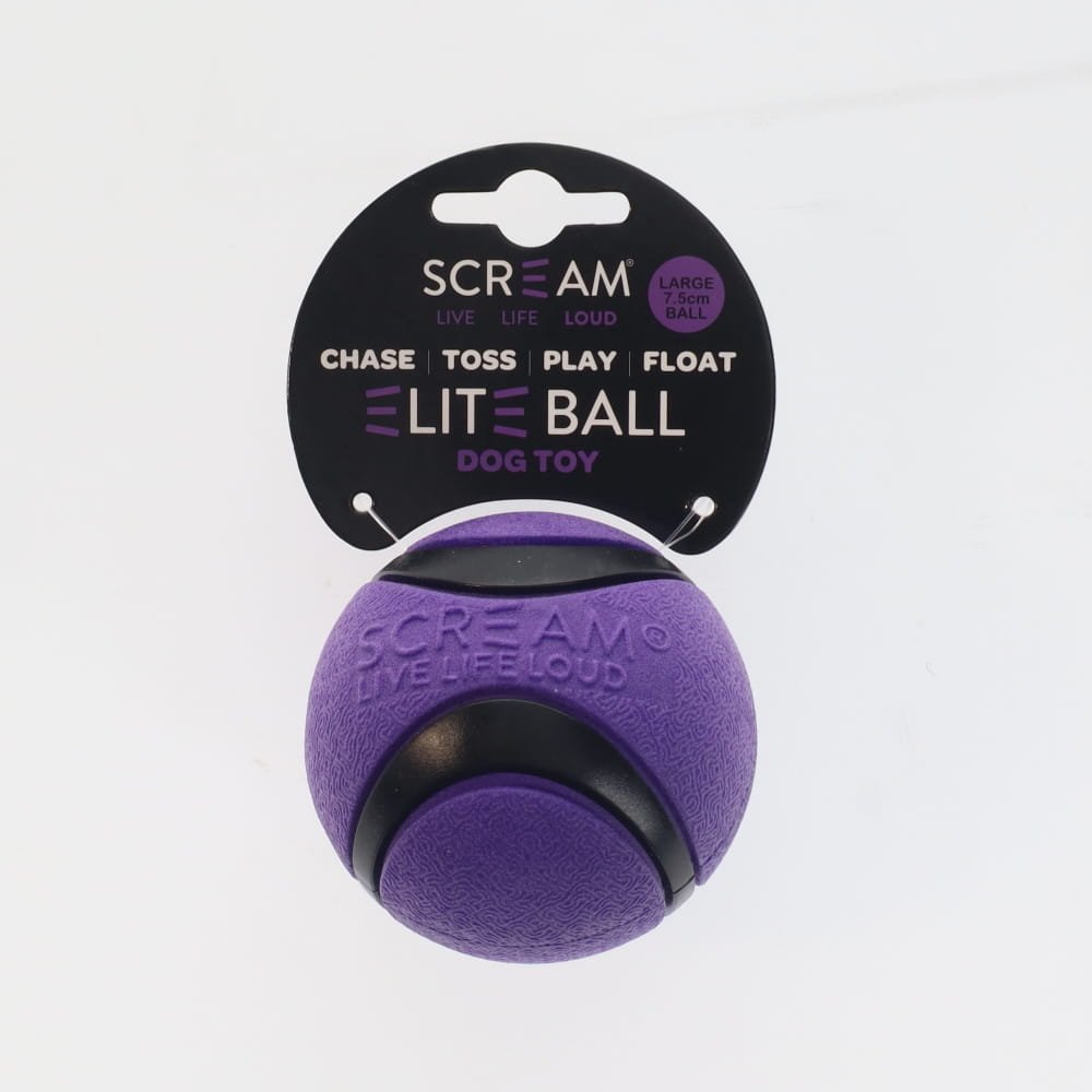Scream Elite Ball Loud Purple & Black 1pk - Large