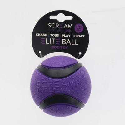 Scream Elite Ball Loud Purple & Black 1pk - XLarge