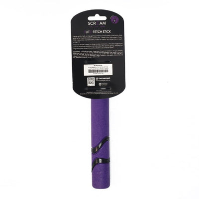 Scream Elite Fetch Stick Loud Purple & Black - Medium