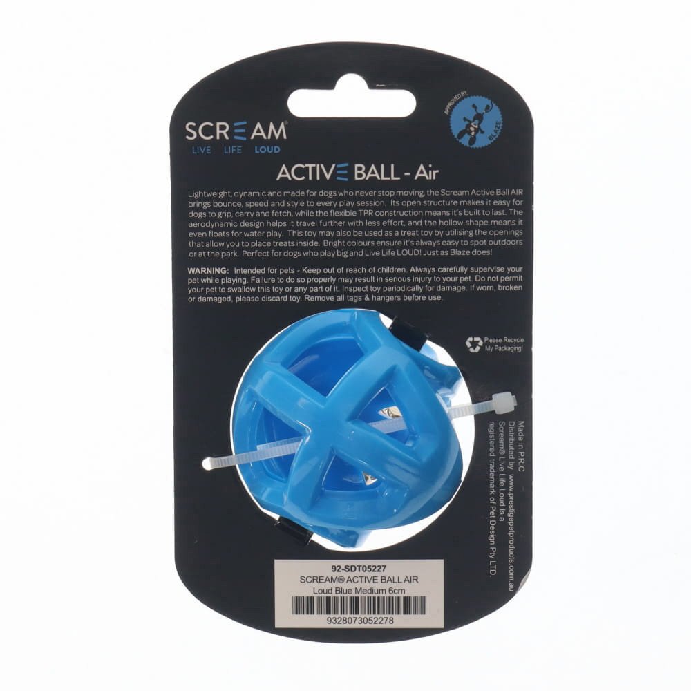 Scream Active Ball Air Loud Blue - Medium