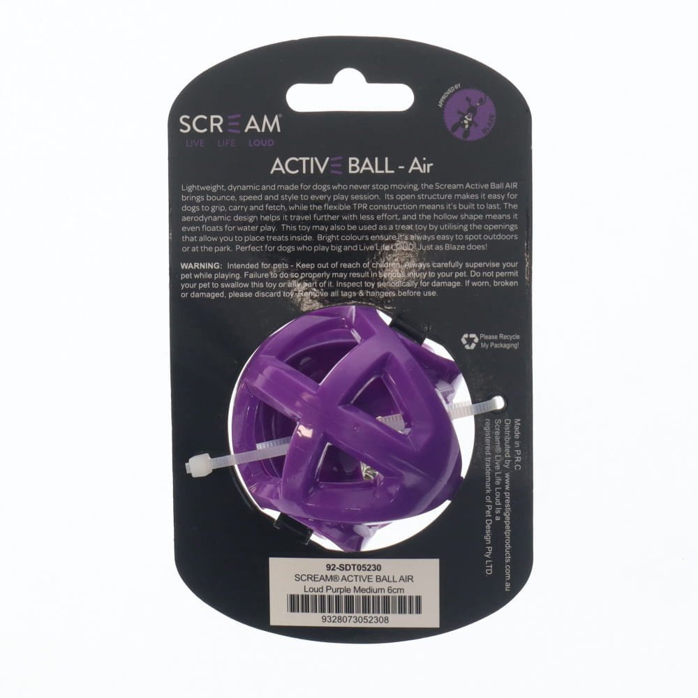 Scream Active Ball Air Loud Purple - Medium
