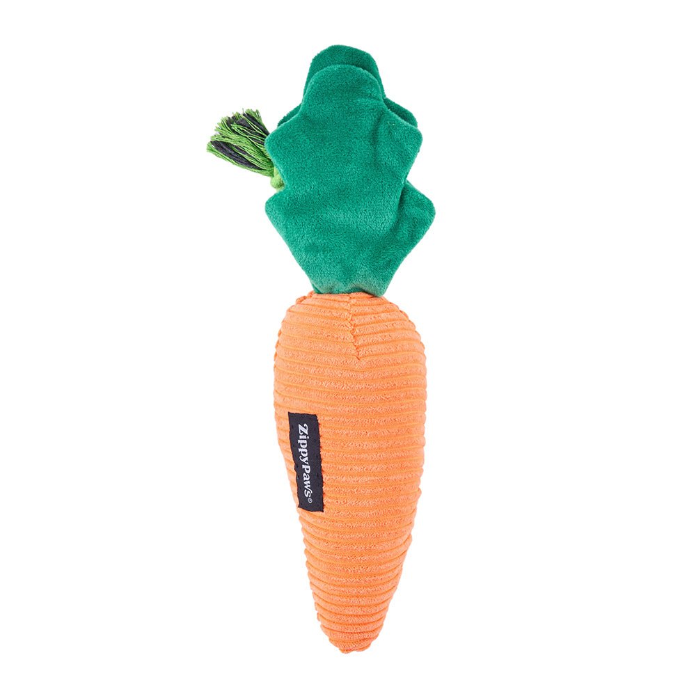 Zippypaws Plush Toys For Dog Crinkle Crops - Carrot