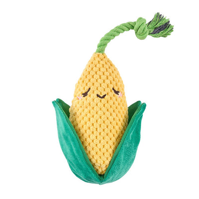 Zippypaws Plush Toys For Dog Crinkle Crops - Corn