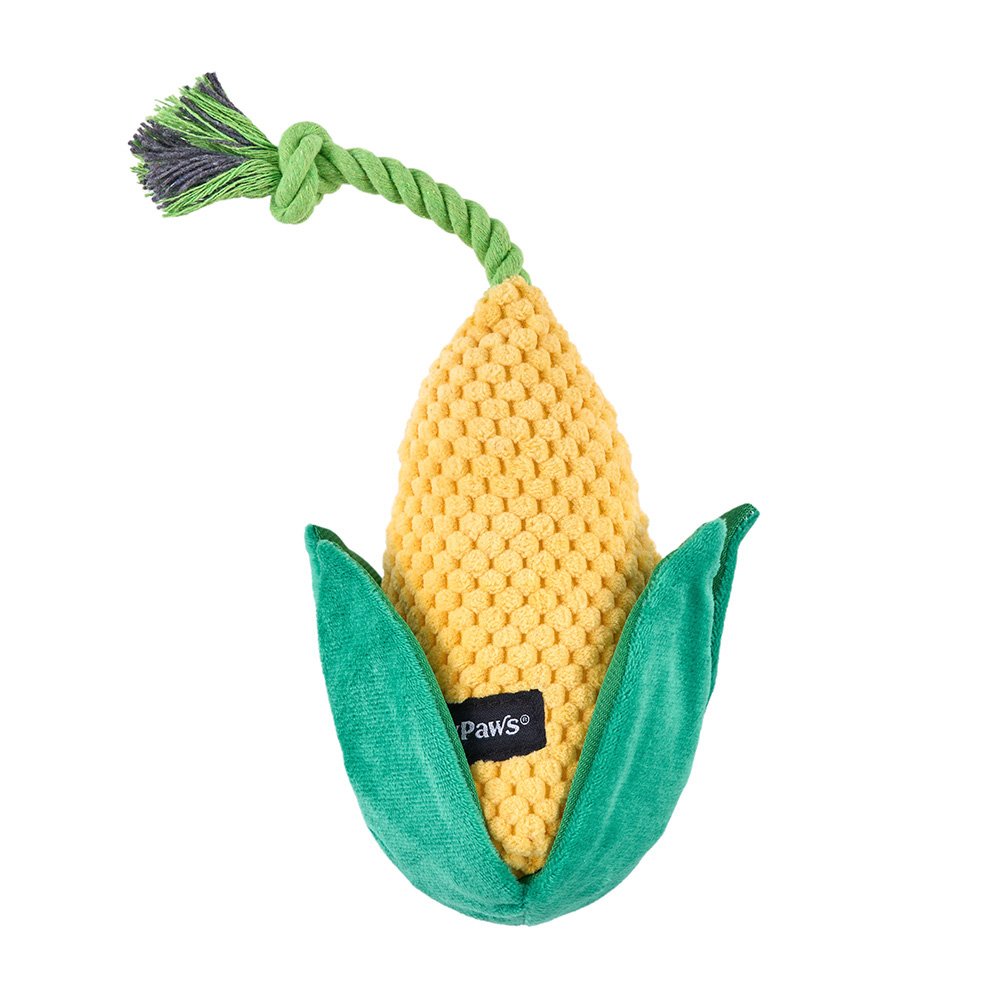 Zippypaws Plush Toys For Dog Crinkle Crops - Corn