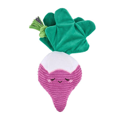 Zippypaws Plush Toys For Dog Crinkle Crops - Radish