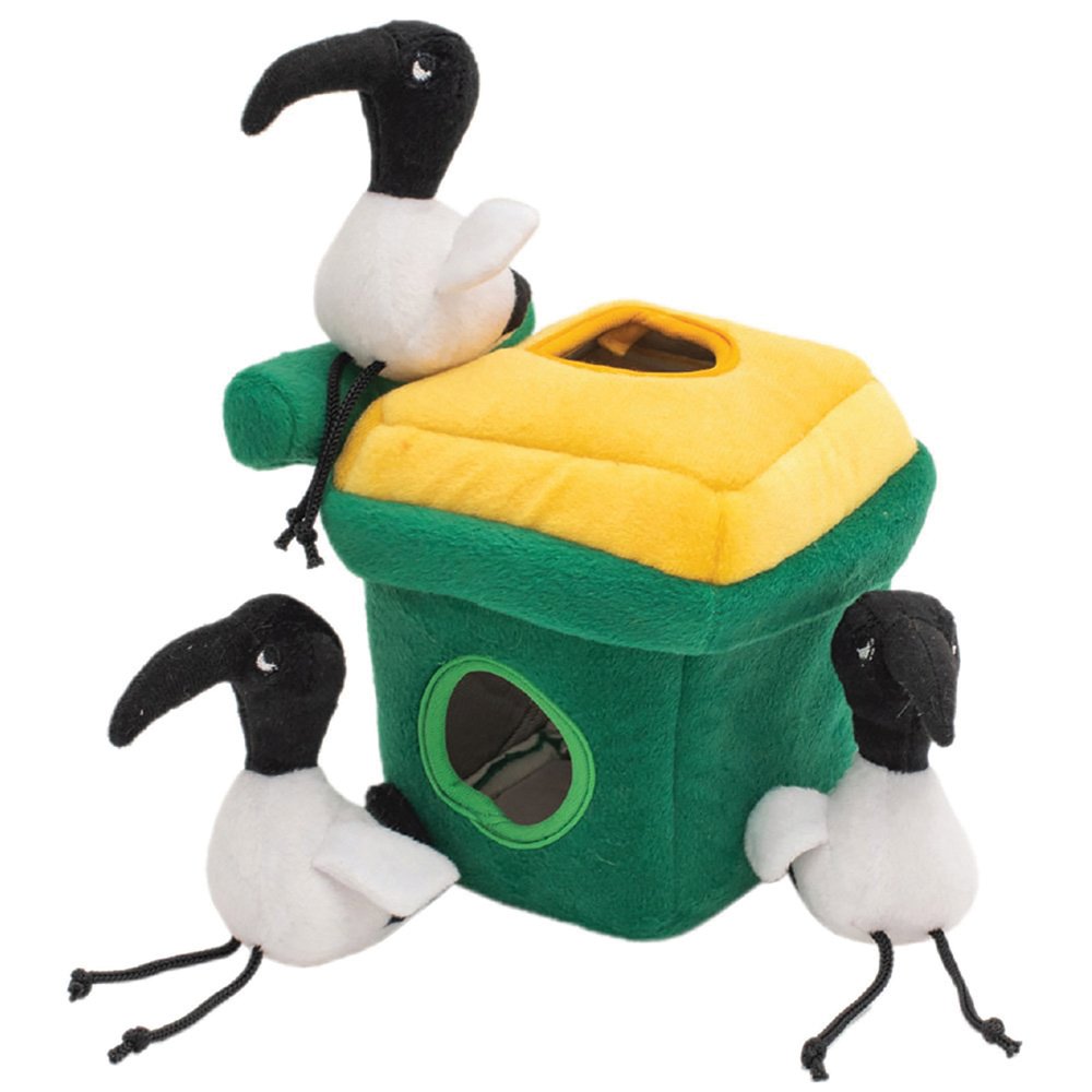 Zippypaws Plush Toys For Dog Zippy Burrow® – Bin Chicken in Wheelie Bin