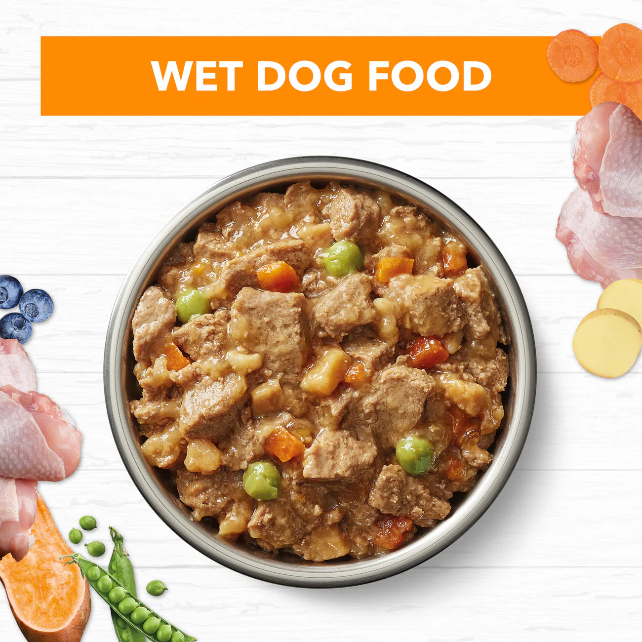 IVORY COAT - Grain Free Adult Wet Dog Food Chicken Stew