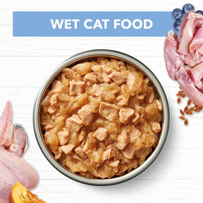 IVORY COAT - GRAIN FREE KITTEN WET CAT FOOD CHICKEN & OCEAN FISH IN JELLY 85G